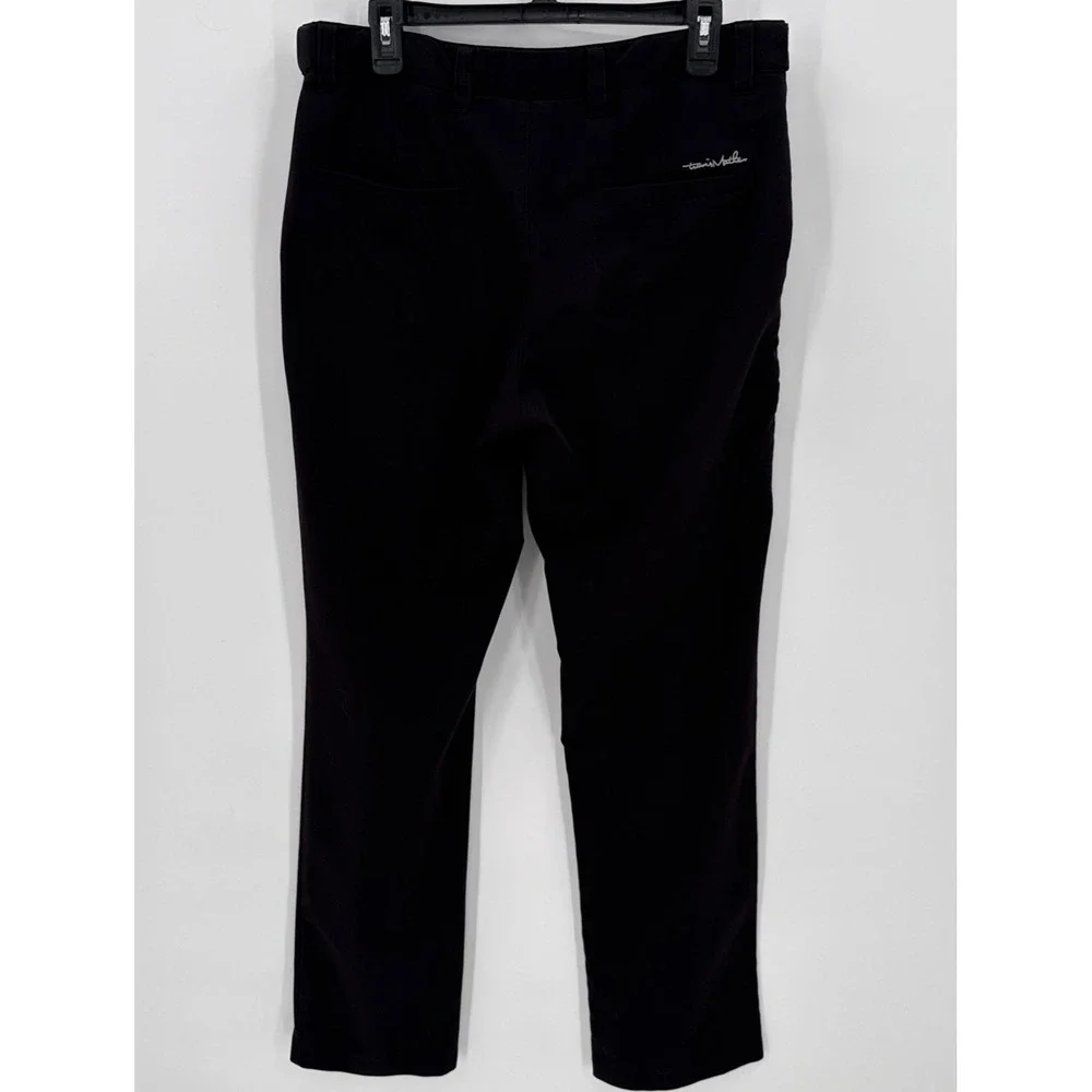 Travis Matthew Mens Black Stretch Golf Pants Size 34x33 Preppy Everyday Wear